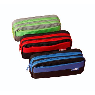 China Schools & Offices customized large three layer pencil case pencil case for unisex for sale