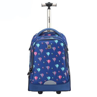 China UNIKER Water Repellent Trolley Backpack for School and Travel Kids Travel Trolley Backpack Trolley School Backpack for sale