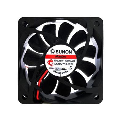 China Sunon ultra quiet 60mm 6015 ultra quiet 60*60*15mm axial fans HA60151V4-1000C-A99 12V for sale