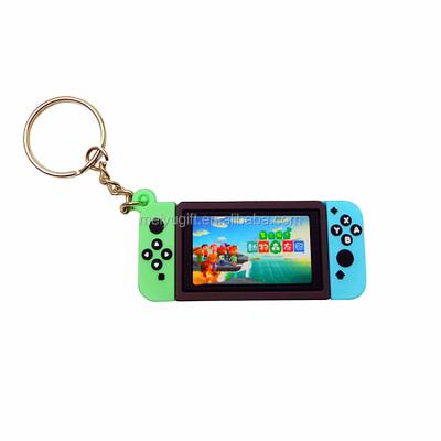 China Excellent Non-Toxic Design Animal Crossing Super Mario Pattern Keychains For Gift for sale