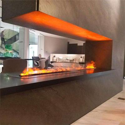 China Water Vapor Steam Electric Fireplace Bluetooth Customized Deluxe Remote Control Electric Fireplace en venta