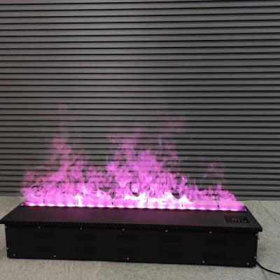 China Indoor  Decorative Remote Controlled Electric Fireplace Water Vapor  7 Colors Inserts for sale