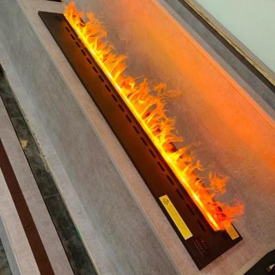 China Guangzhou YZ-002 Water Vapor Electric Fireplace OEM Custom Single Color Build In See Through for sale