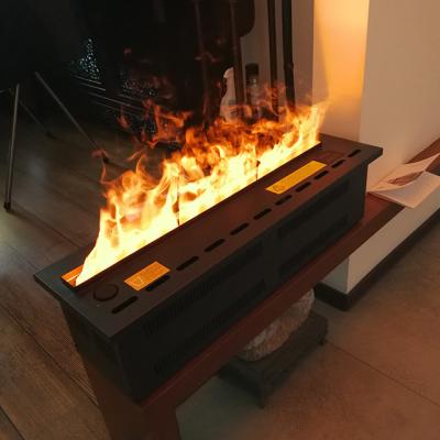 China Decorative luxury without heat 3D water vapor steam electric fireplace en venta