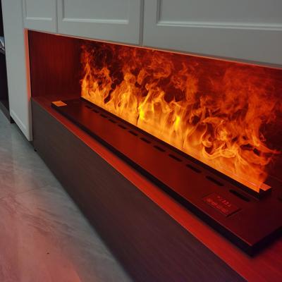 China Indoor YZ-002 Smart Water Vapor 3D Electric Fireplace With Touchable Flame en venta