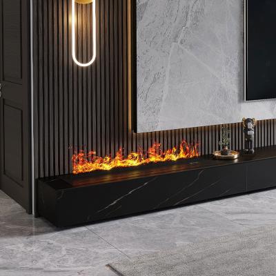 China Water Vapour Electric LED Flame Fireplace Atomization Fire Place Hotel Lobby Decoration for sale