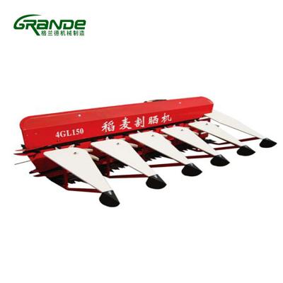 China Engine Paddy Harvester Machine for Rice and Wheat Added to Mini Tractor Cutter Head for sale