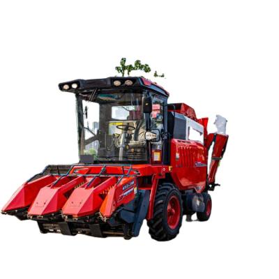 China Self-propelled Rubber Roller Mini Corn Silage Harvest Maize Maize Harvester Machine for sale