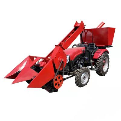 China Corn Corn Harvester Tractor Mounted 18Hp Diesel Mini Corn Combine Harvester for sale