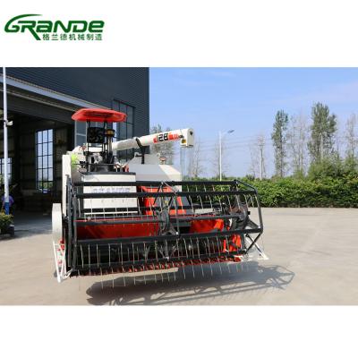 China Large rice high efficiency tank 120hp rice and wheat combine harvester with factory price for sale