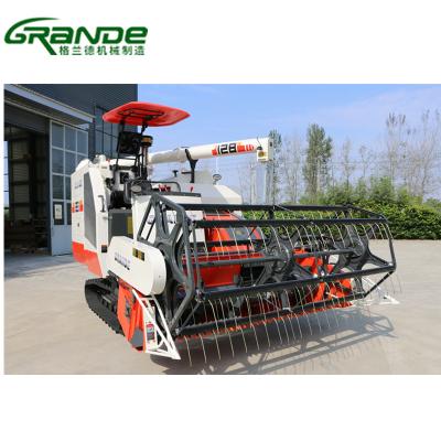 China Big rice brand 120hp 4LZ-7.0 paddy rice and wheat combine harvester with factory price for sale