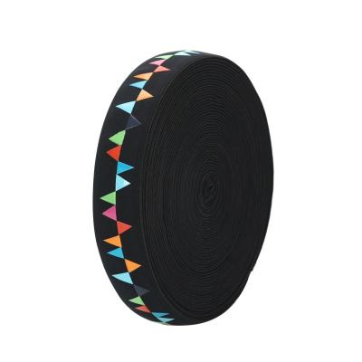 China Soft and Flexible Custom Printed Silicone Elastic Tapes Anti Slip Elastic Band Non Slip Elastic Tape With Silicone for sale