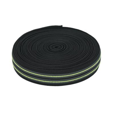 China Soft and Flexible Customizable and good quality elastic polyester band webbing for garment ribbon for sale