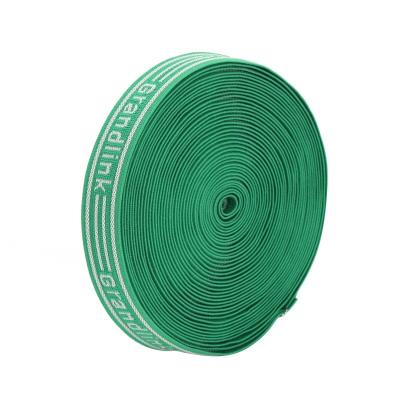 China Soft and Flexible Custom 5CM non-slip Tape Printed Logo Elastic Band Anti-slip Rubber Elastic Belt for sale