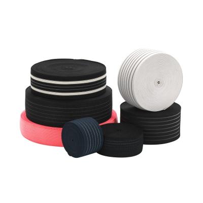 China Soft and Flexible Hot Selling Garment underwear Accessories Elastic Fish Silk Gripper Nylon Webbing Black Blue Breathable Mesh Tape for sale