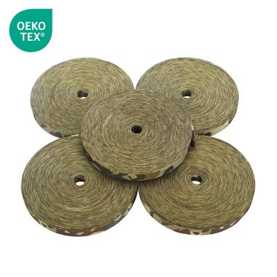 China Soft and Flexible Weaver Custom camo polyester Mil spec camouflage jacquard weave webbing tactical webbing for sale