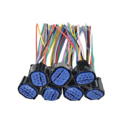 China Automobile 10 Pin Female Wire To Wire Automotive Electrical Plug Wire Harness Auto Connector HP406-10021 Socketauto Wire Auto Harness Connector for sale