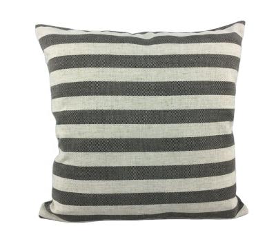 China Plain Folded Sofa Linen Striped Grid Cushion Covers High Quality Home Decorative Tile Cover for sale