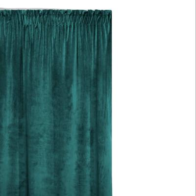 China New Hot Selling Embroidery Products Velvet Fabric Velvet Soft Curtains Beautiful For Living Room With Good Quality for sale