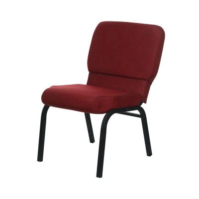 China Modern Used Black Church Chairs In Fabric Vein Silver Frame Church Rental Chair for sale