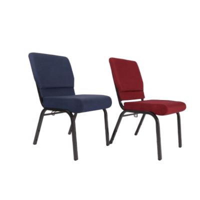 China Modern Cheap Used Padded Stackable Stackable Theater Metal Interlocking Back Pocket Church Chairs For Free for sale