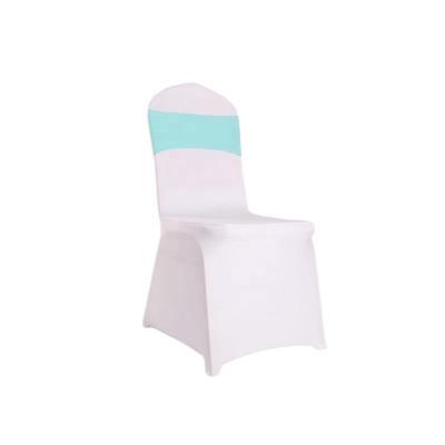 China Other Wholesale White Stretch Spandex Banquet Wedding Chair Covers for sale