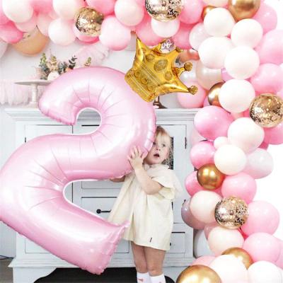 China New Foil Small Star Balloon Happy Baby Balloons Eco-Friendly Shower Decorations Wholesale For Girl for sale