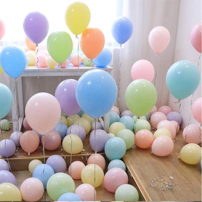 China Custom Balloons Factory Wholesale High Quality Latex Round Balloon Printing Macaron Color Decoration Balloons for sale