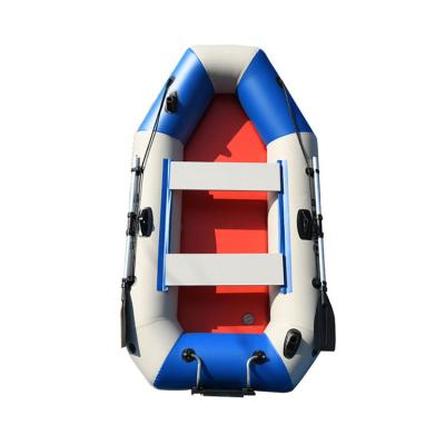 China H-200 PVC Inflatable Kayak 2 Person Pontoon Rowing Drifting Rafting Motorboat Fishing PVC Raft for sale