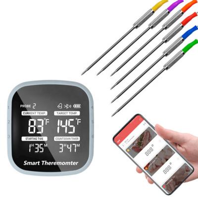 China Smart App Digital Meat Thermometer Wireless Kitchen Cooking Food Temperature Instruments Digital Thermometer 203*115*65 mm for sale