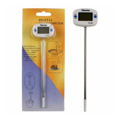 China Protective Plastic Sheath Kitchen Used BBQ Food Indoor Outdoor Temperature Digital Food Thermometer for sale