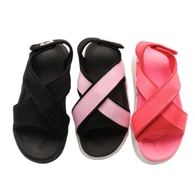 China Phylon TPR casual sole slipper fashion trend PU shoes child outdoor sandal for girl for sale