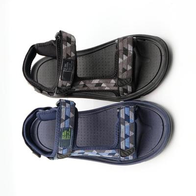 China 2021 new man strap fashion trend quality summer cheap beach sport rubber sandal black for sale