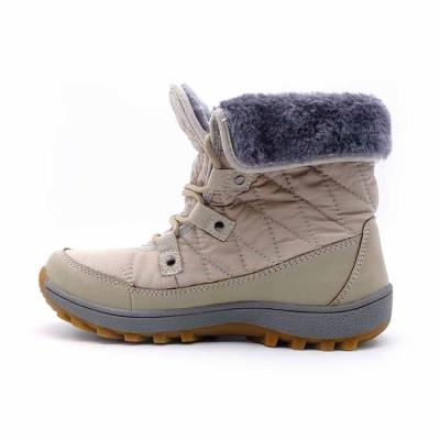 China PU Mesh Faux Outsole Woman High Quality Leather Rubber Women's MESH+EVA Warmth Outdoor Shoes Sports Increasing Boots for sale