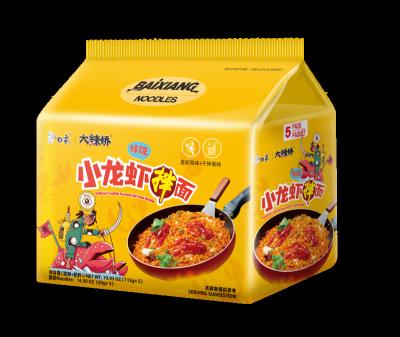 China Natural Spicy Flavor Delicious Factory Lobster Instant Noodles Straight With Chilli for sale