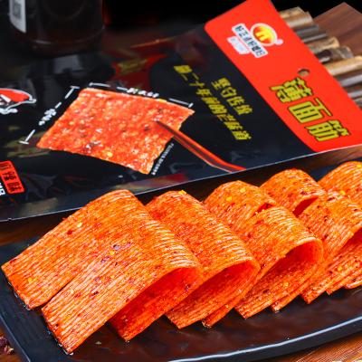 China Factory Normal Supply Delicious Fast Food Snacks Latiao Spicy Flavored Snack In 82g Bag for sale