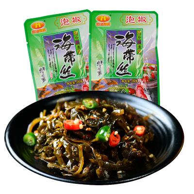 China Factory Price Low Calorie Healthy Vegan Sea Kelp Spicy Flavored Snack for sale