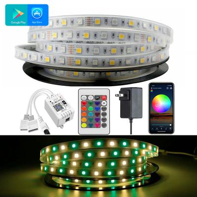 China Garden 32.8ft 600 Pin LED RGBW/RGBWW Smart 5 Pin LED Light Strip WiFi and IR Remote Controller, Compatible with Alexa, Google Home, IFTTT for sale