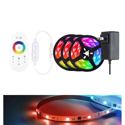 China Remote Desktop 20M/64.8FT BLE 12V Dreamcolor LED Strip RGBIC WS2811 TV Rooms Accessible Hunting Strip Lights With Remote Control for sale