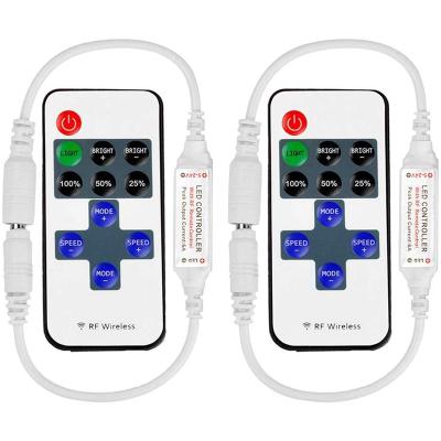 China Mini Mini Remote Controller for Single Color LED Under Cabinet Lighting, RF Dimmer for 12V DC LED, Radio Remote Control for sale