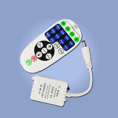 China Mini 23Keys IR Color Dimmer DC 12-24V Simple Remote Control Controller For 5050 2835 3528 LED Lights/Strip/Lamp/Strip Lighting for sale