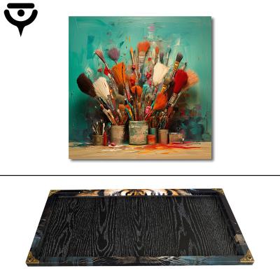 China Modern High Quality Canvas Print Hand Painted Acrylic Wall Art Canvas Abstract Oil Painting for sale