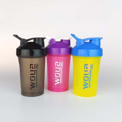 China Factory Price Viable Plastic Portable BPA Free Protein Shaker Bottle With Custom Logo for sale