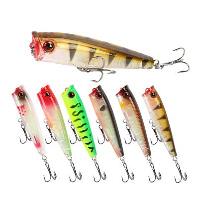 China Luring Fish Lure Hard Fishing Snap Lure 7g/65mm Top Water Bait Freshwater Hard Fishing Tackle for sale