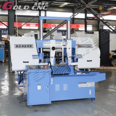 China GOLDCNC GZ4235 automatic saw machine sawing machine band saw metal cutting for sale