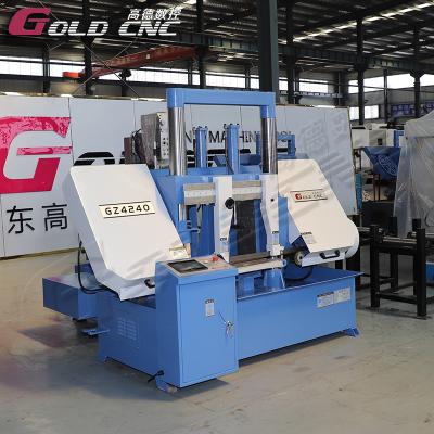 China Double column metal band sawing machine GZ4240 band saw for metal for sale