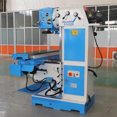 Chine Wholesale X5036 manual mills vertical milling machine metal à vendre