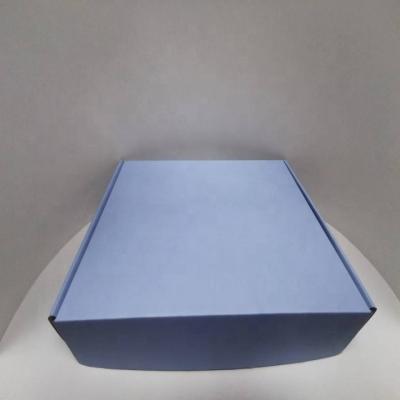 China Recyclable Custom logo cardboard carton shipping mailbox cosmetics package mail corrugated packaging box for sale