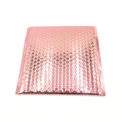 China Recyclable Wholesale Rose Gold Padded Bubble Mailing Bags Envelopes Bubble Mailers for sale