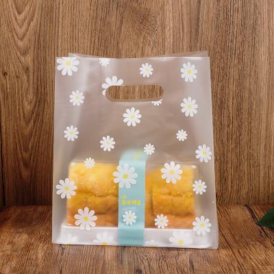 China Recyclable Die Cut Handle Plastic Thank You Shopping Bags Floral Boutique Merchandise Plastic Bag for sale